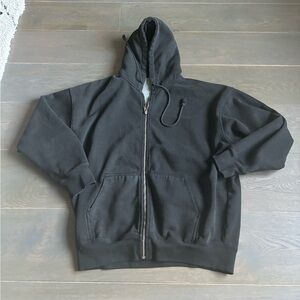 Oversized Black Brandy Melville Zip Up